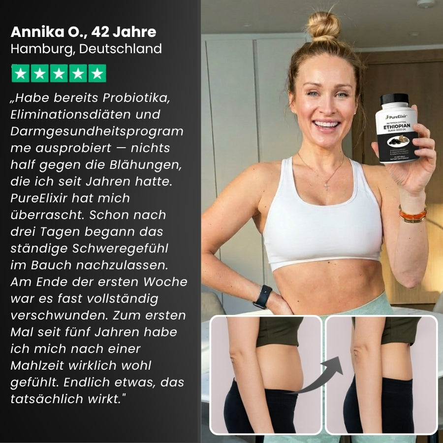 PureElixir™ | Nahrungsergänzungskapseln mit äthiopischem Schwarzkümmelöl