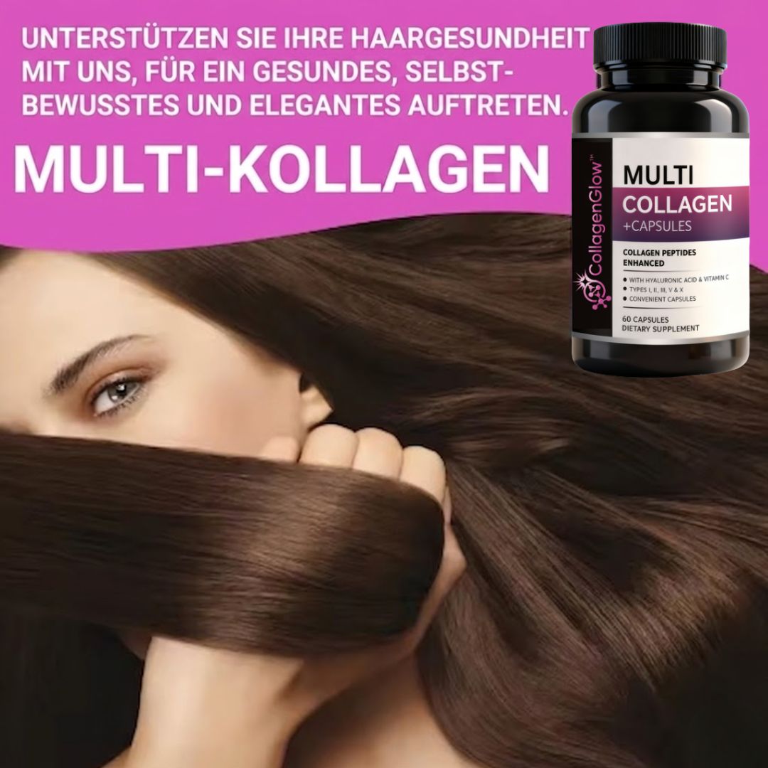 CollagenGlow™ | Kollagen- & Multivitamin-Kapseln