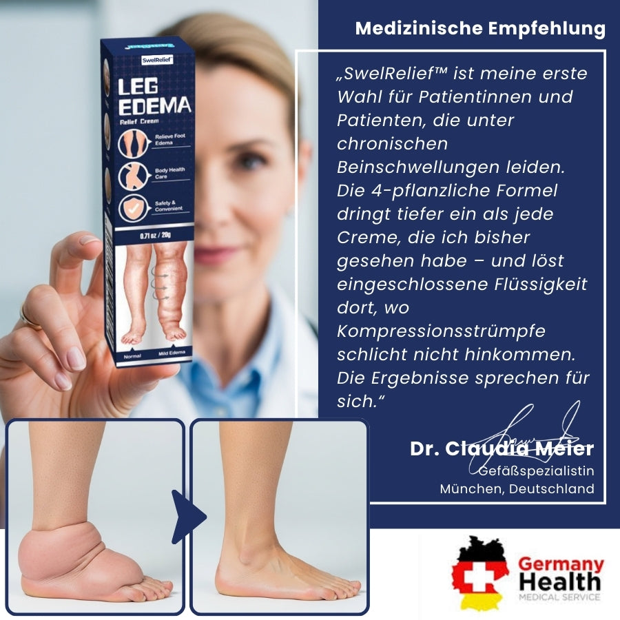 SwelRelief™ | Creme zur Linderung von Beinödemen