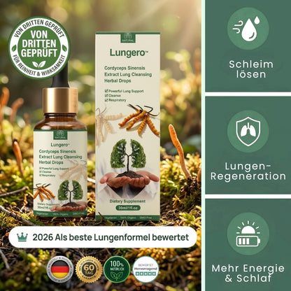 Lungero™ | Pflanzliche Lungentropfen zur Lungenreinigung