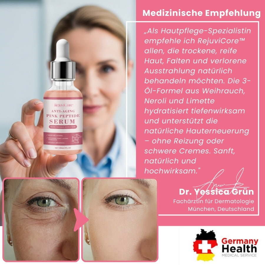 RejuviCore™ | Anti-Aging Rosa-Peptid-Serum