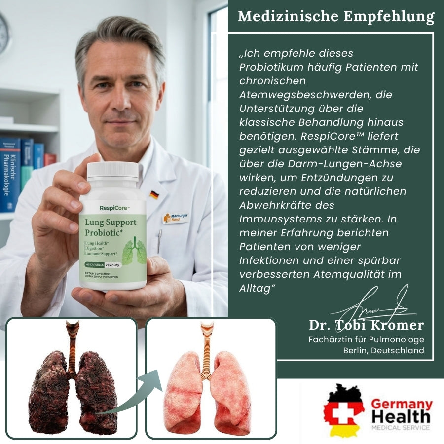 RespiCore™ | Probiotika zur Unterstützung der Lunge