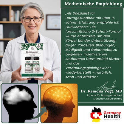GutCleanse™ | Natürliche 2-Schritt-Darmreinigungs- & Regenerationsformel