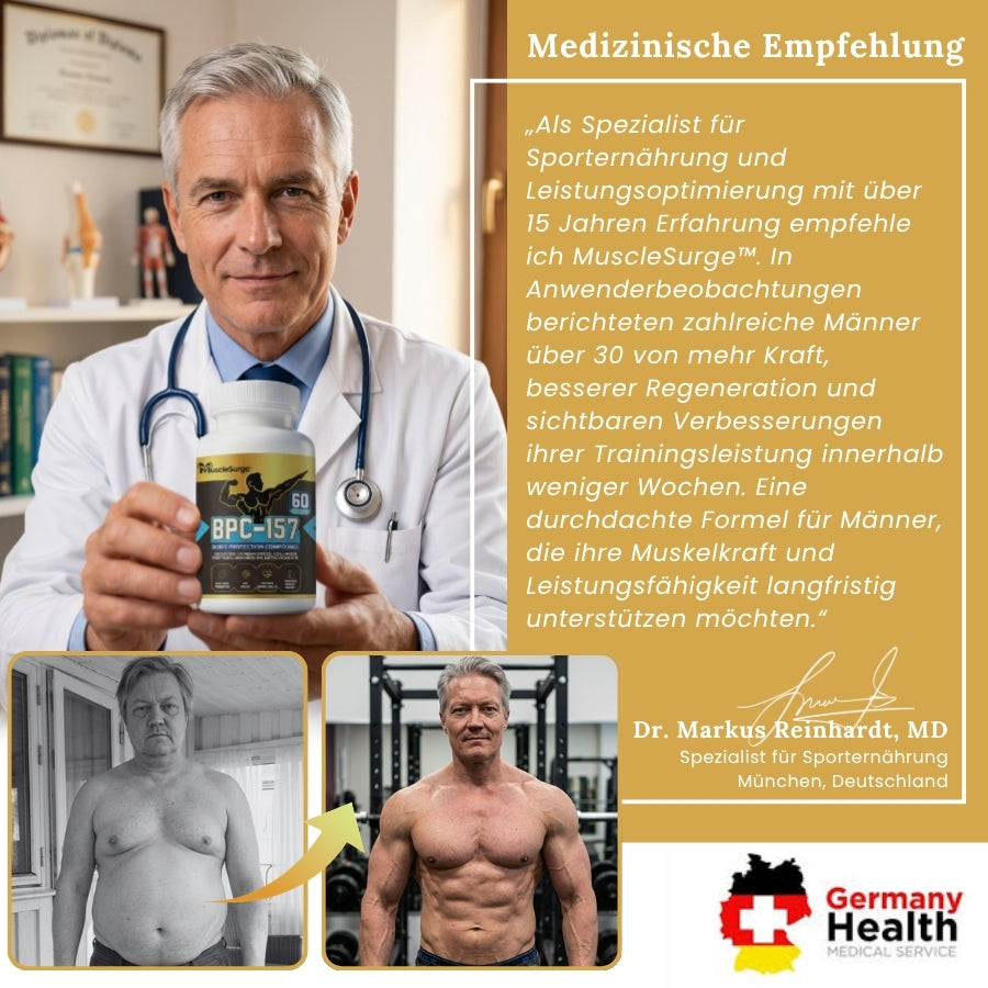 MuscleSurge™ | Muskelaufbau-Kapsel