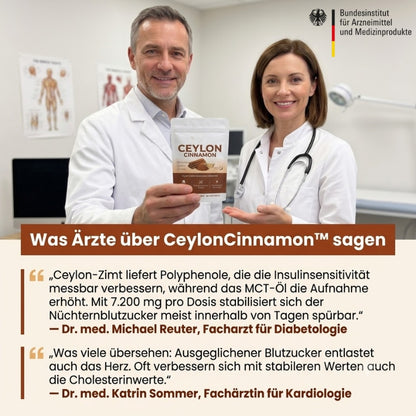 CeylonCinnamon™ | Ceylon-Zimt mit 7.200 mg Äquivalent und MCT-Öl