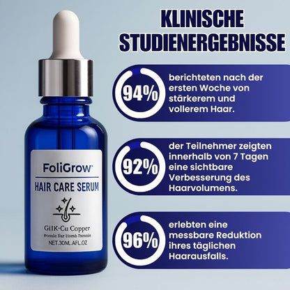 FoliGrow™ | Erlebe echtes Nachwachsen und gewinne in 7 Tagen 92% deines Haarvolumens zurück