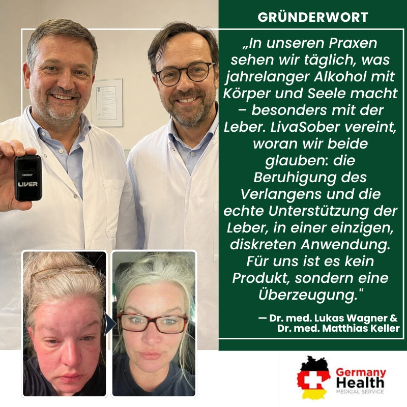 LivaSober™ | Nasen-Inhalator gegen das Verlangen nach Alkohol