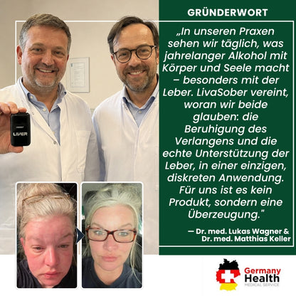 LivaSober™ | Nasen-Inhalator gegen das Verlangen nach Alkohol