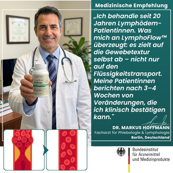 LymphoFlow™ | Lymphatische Drainage Kräuterkapseln