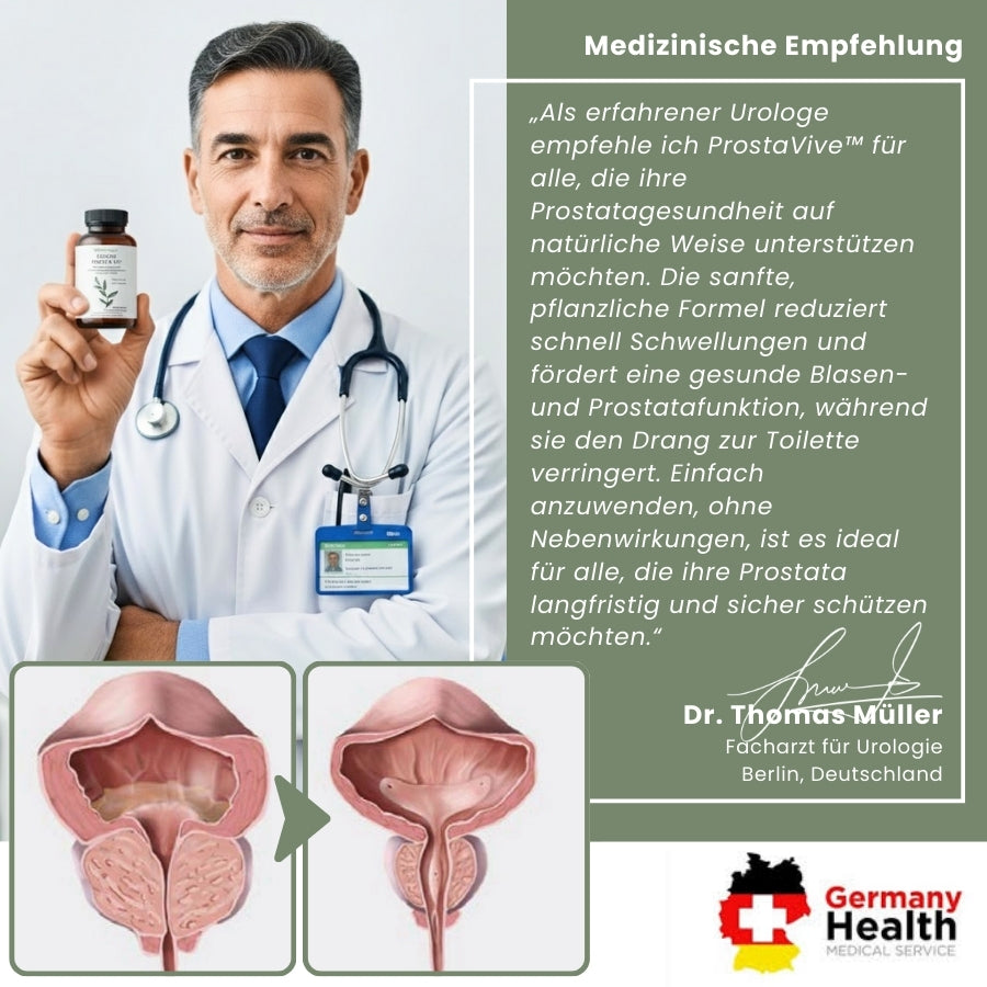 ProstaVive™ | Fortschrittliche Ergänzungsformel zur Prostataentlastung