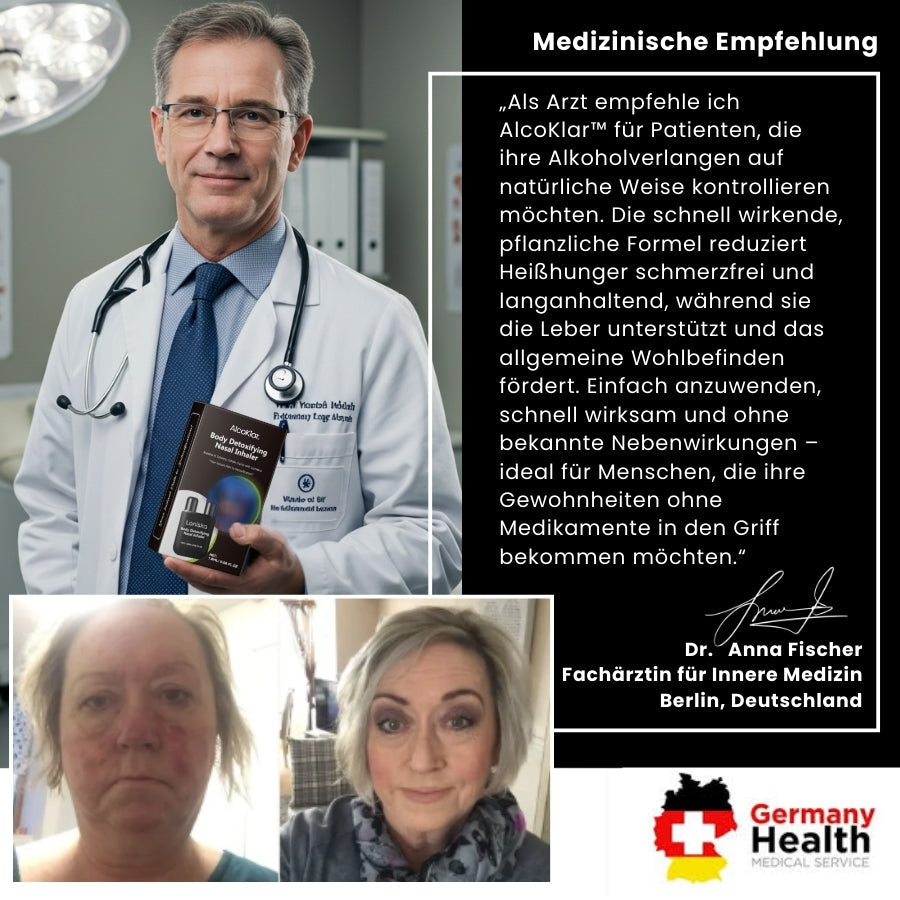 AlcoKlar™ | Körper-Entgiftender Naseninhalator