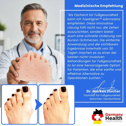 ToeAligner™ | Hallux Valgus Therapeutische Einlegesohlen