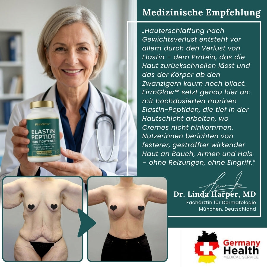 FirmGlow™ | Elastin-Peptid-Hautstraffungsformel
