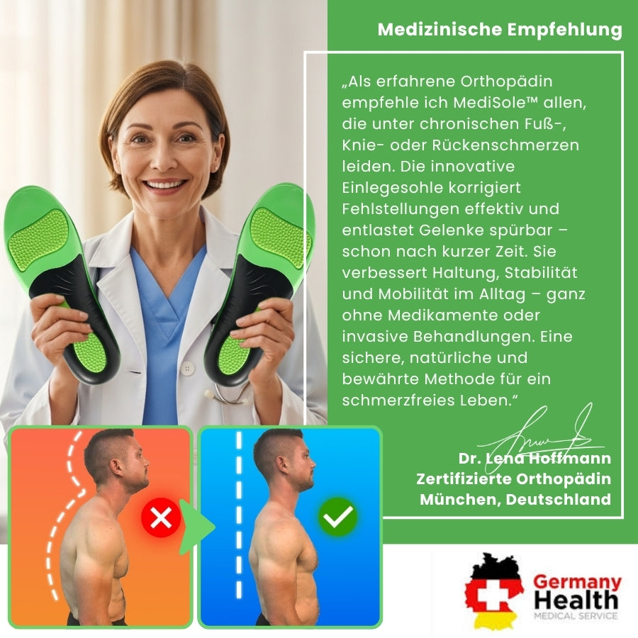 MediSole™ | Orthopädische Einlegesohlen zur Schmerzlinderung