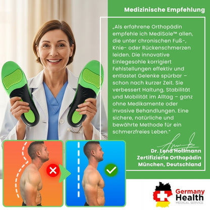 MediSole™ | Orthopädische Einlegesohlen zur Schmerzlinderung