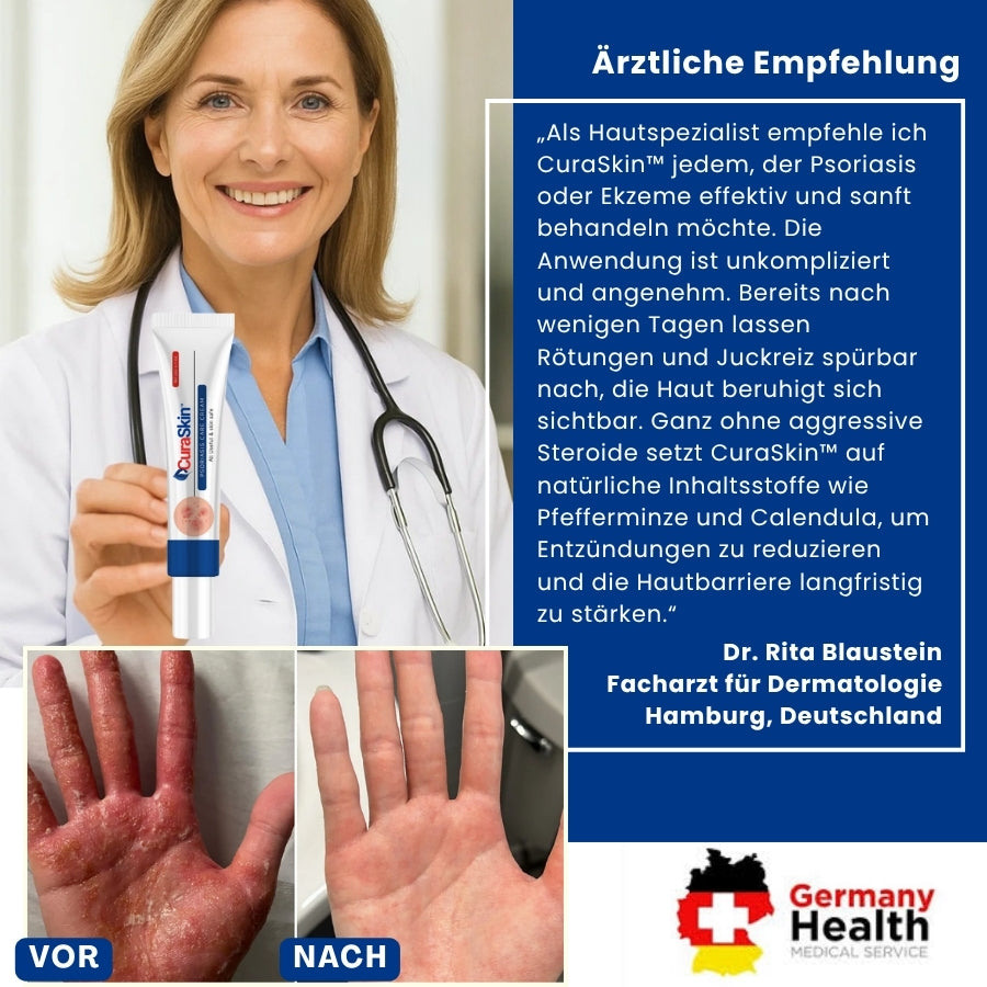 CuraSkin™ | Psoriasis- und Ekzem-Creme