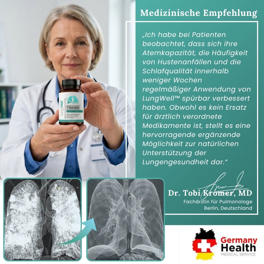 LungWell™ | Multifunktionale Nährstoffe für die Lunge