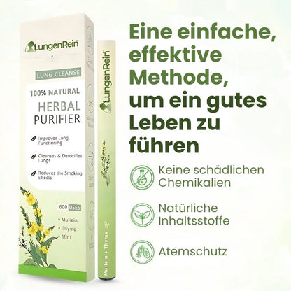 LungenRein™ Mullein Inhalator Pen | Atme tiefer und befreie deine Lungen in nur 7 Tagen