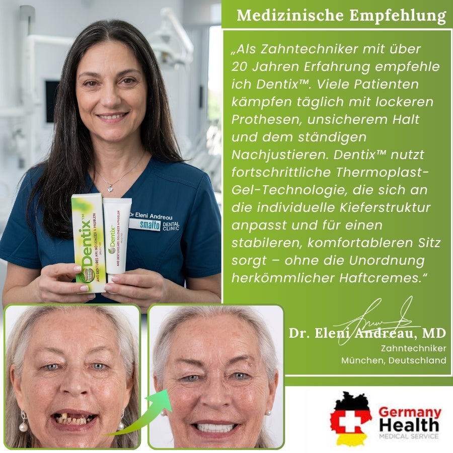 Dentix™ | Thermoplastisches Zahnprothesen-Gel