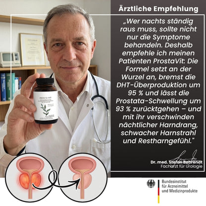 ProstaVit™ | 5 natürliche Wirkstoffe gegen Prostatabeschwerden