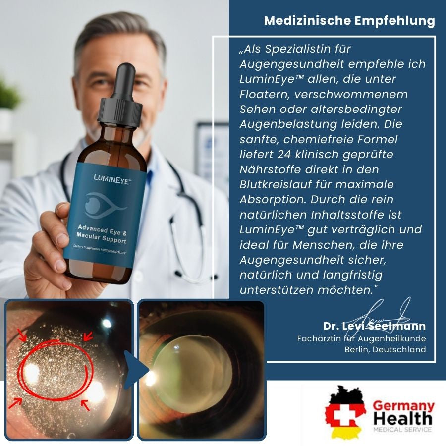 LuminEye™ | Fortschrittliche Unterstützung für Augen und Makula