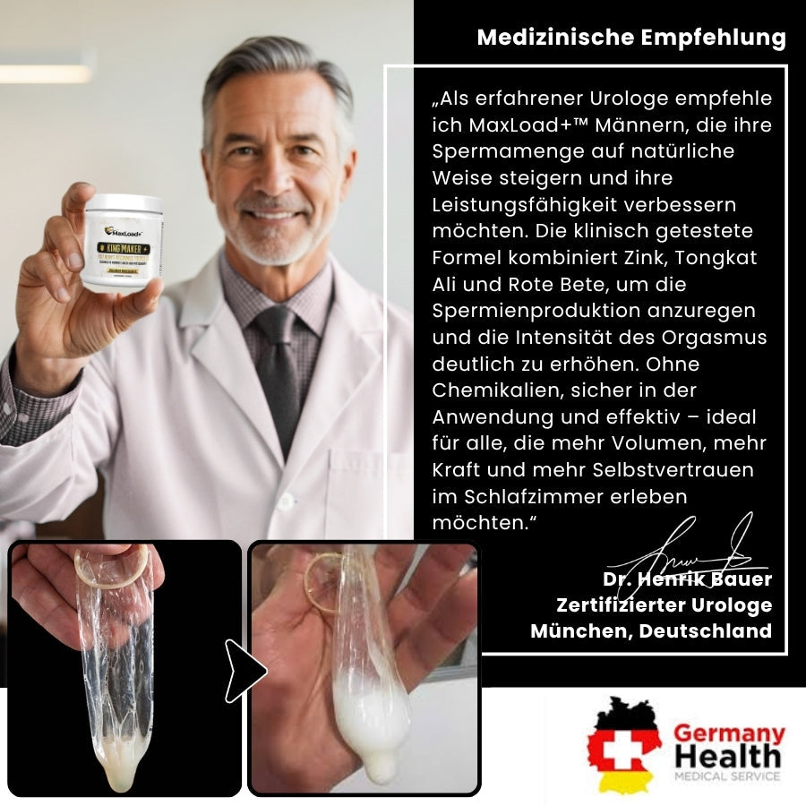 MaxLoad+™ | Sperm-Volume-Steigerung Ergänzung