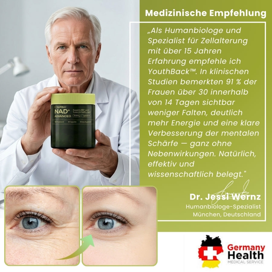YouthBack™ | Premium NAD+ Fortgeschrittene Formel