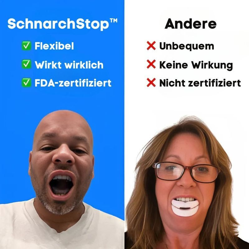 SchnarchStop™ | Medizinische Anti-Schnarch-Kieferschiene