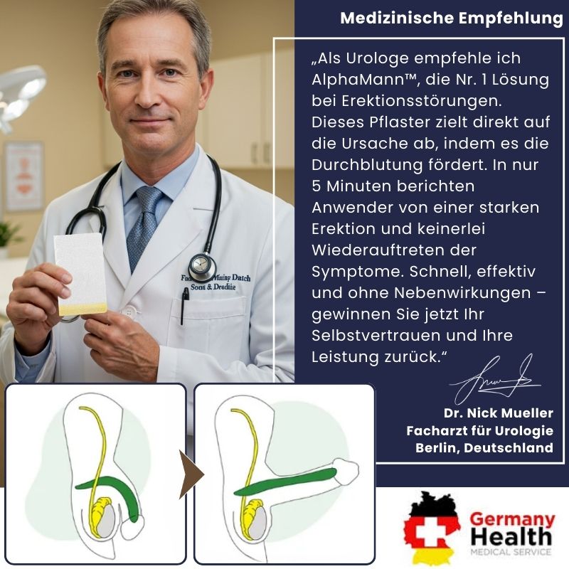 AlphaMann™ | Pflaster gegen Erektionsstörungen