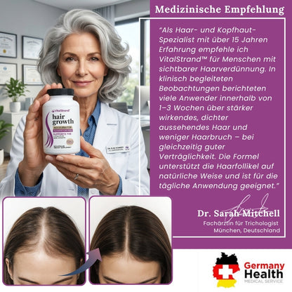VitalStrand™ | Haarwuchsbooster-Kapsel