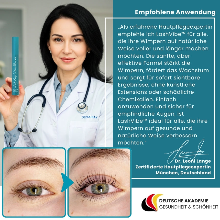 LashVibe™ | Erziele vollere, längere Wimpern in nur 7 Sekunden