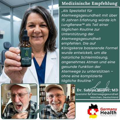 LungRenew™ | Königskerzen-Tropfen zur Unterstützung der Lunge