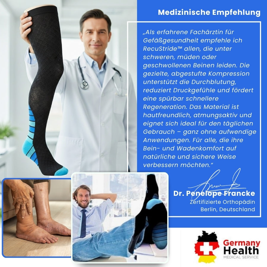 RecuStride™ | Recovery-Kompressionsstrümpfe