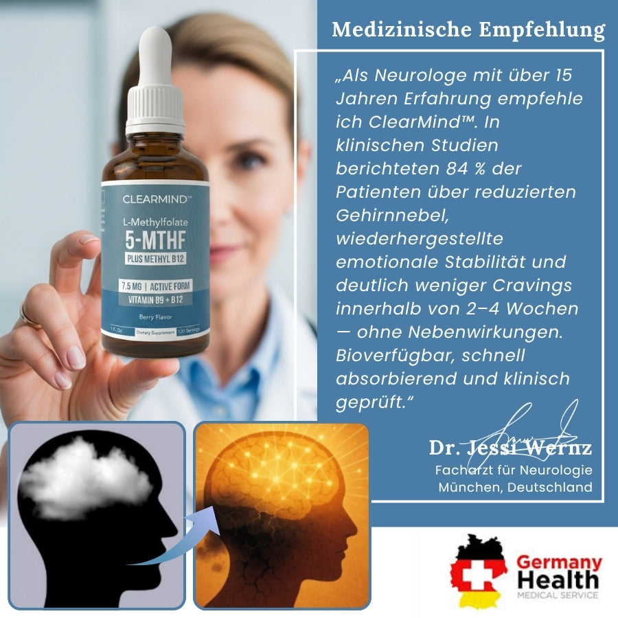 ClearMind™ | Klinische Dopamin-Wiederherstellungsformel