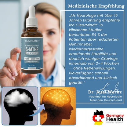 ClearMind™ | Klinische Dopamin-Wiederherstellungsformel