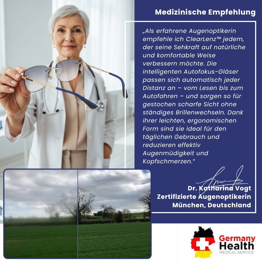 ClearLenz™ | Intelligente Brille für glasklare Sicht