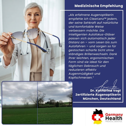 ClearLenz™ | Intelligente Brille für glasklare Sicht