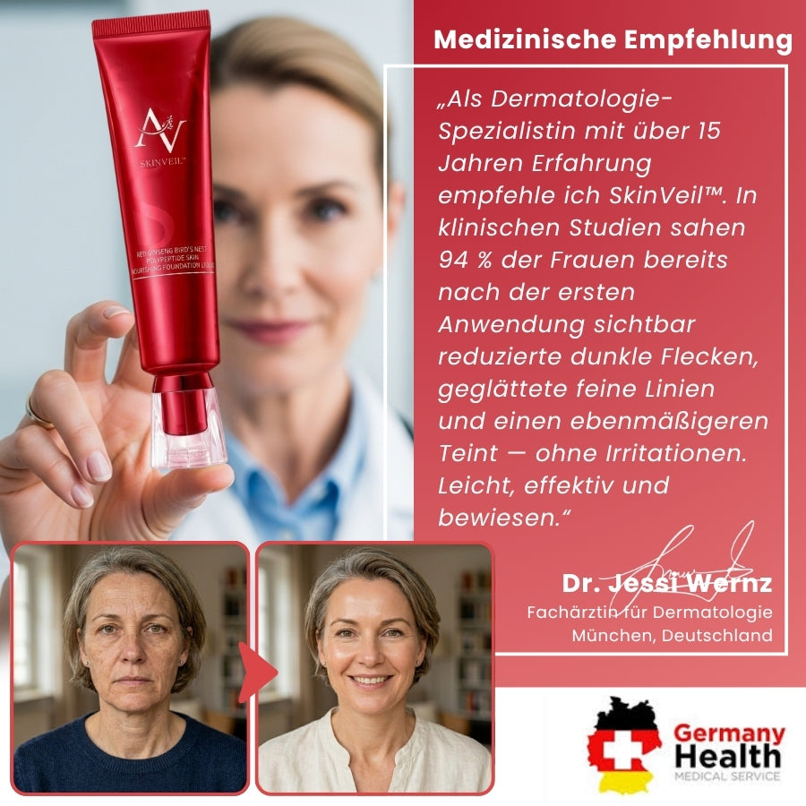 SkinVeil™ | Rote Human Ginseng nährende flüssige Foundation