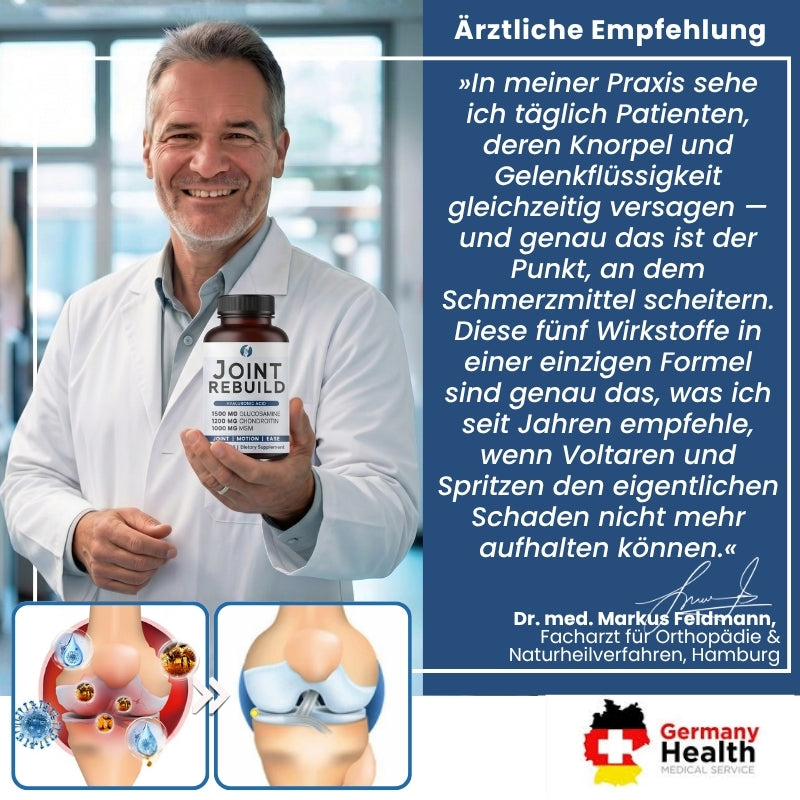 JointRebuild™ | 100% Natürliche Gelenkunterstützung
