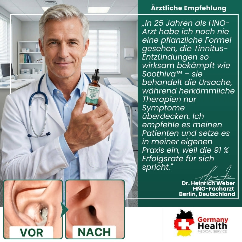 Soothiva™ | Pflanzliche Tinnitus-Tropfen