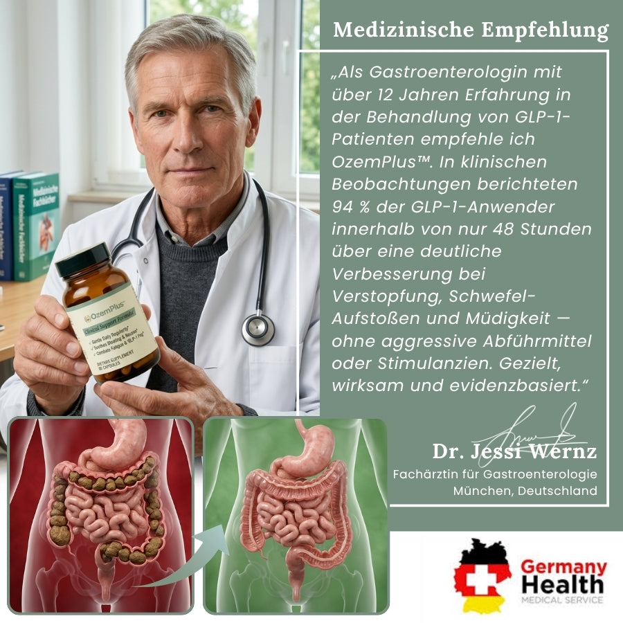 OzemPlus™ | GLP-1 Nebenwirkungs-Unterstützungskapseln