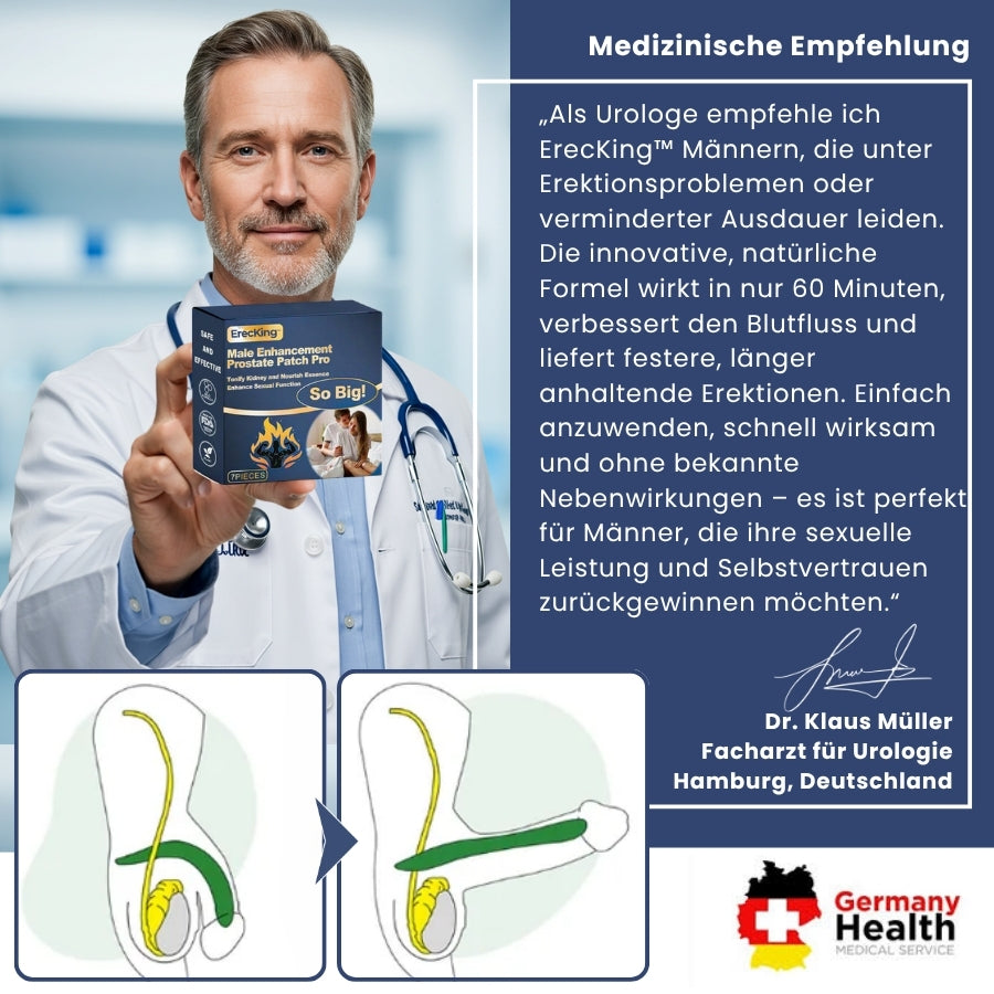 ErecKing™ | Männliches Verstärkungs-Erektions-Pflaster Pro
