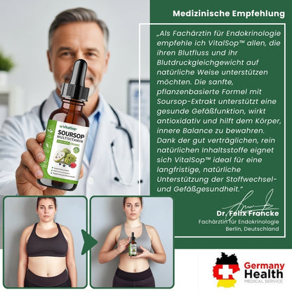 VitalSop™ | Flüssige Soursop-Tropfen für Herz & Kreislauf