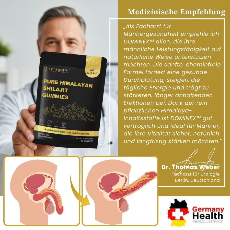 DOMINEX™ | Reine Himalaya-Shilajit™ Gummies für Männer