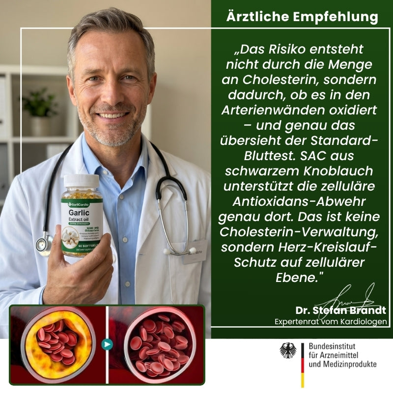 GarliCardio™ | Premium gereifter Knoblauch für eine bessere Durchblutung