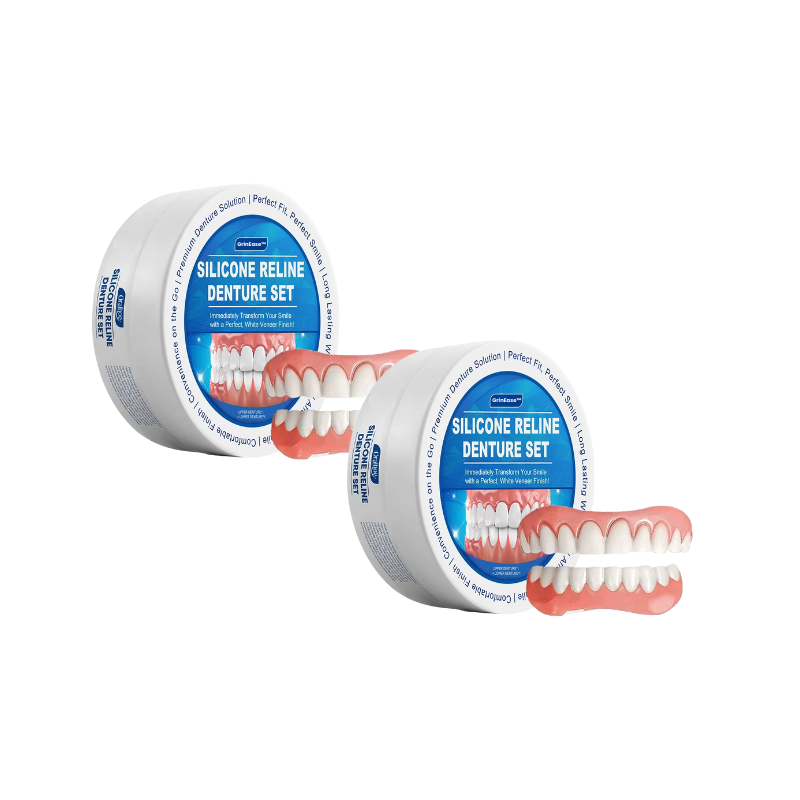 GrinEase™ | Silikon-Relining-Set für Zahnprothesen