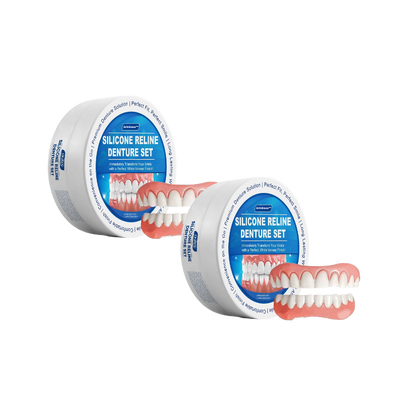 GrinEase™ | Silikon-Relining-Set für Zahnprothesen