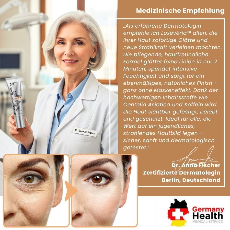 Luxevéria™ | Glättet sichtbar Falten in nur 2 Minuten – für strahlende Haut, die den ganzen Tag anhält!