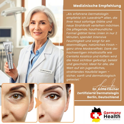Luxevéria™ | Glättet sichtbar Falten in nur 2 Minuten – für strahlende Haut, die den ganzen Tag anhält!