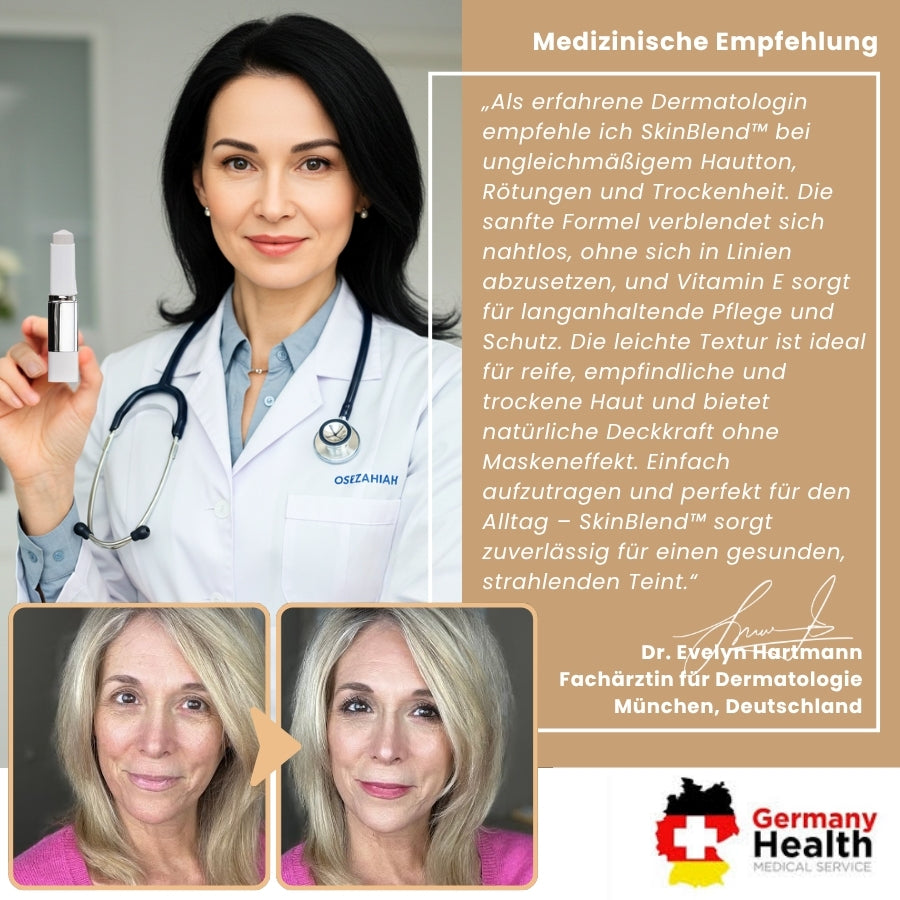 SkinBlend™ | Sag unebenem Hautbild Lebewohl und erhalte in Sekunden einen makellosen Teint!